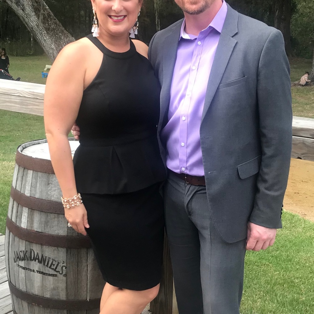 INC Black, Peplum Cocktail Dress - Size 12